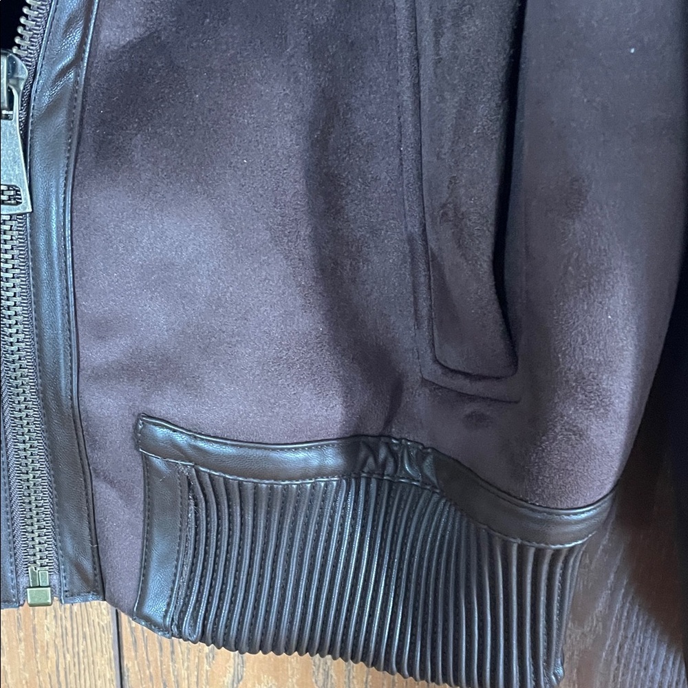 NWT - Jason Wu Dark Brown Shearling Jacket - Picture 7 of 11